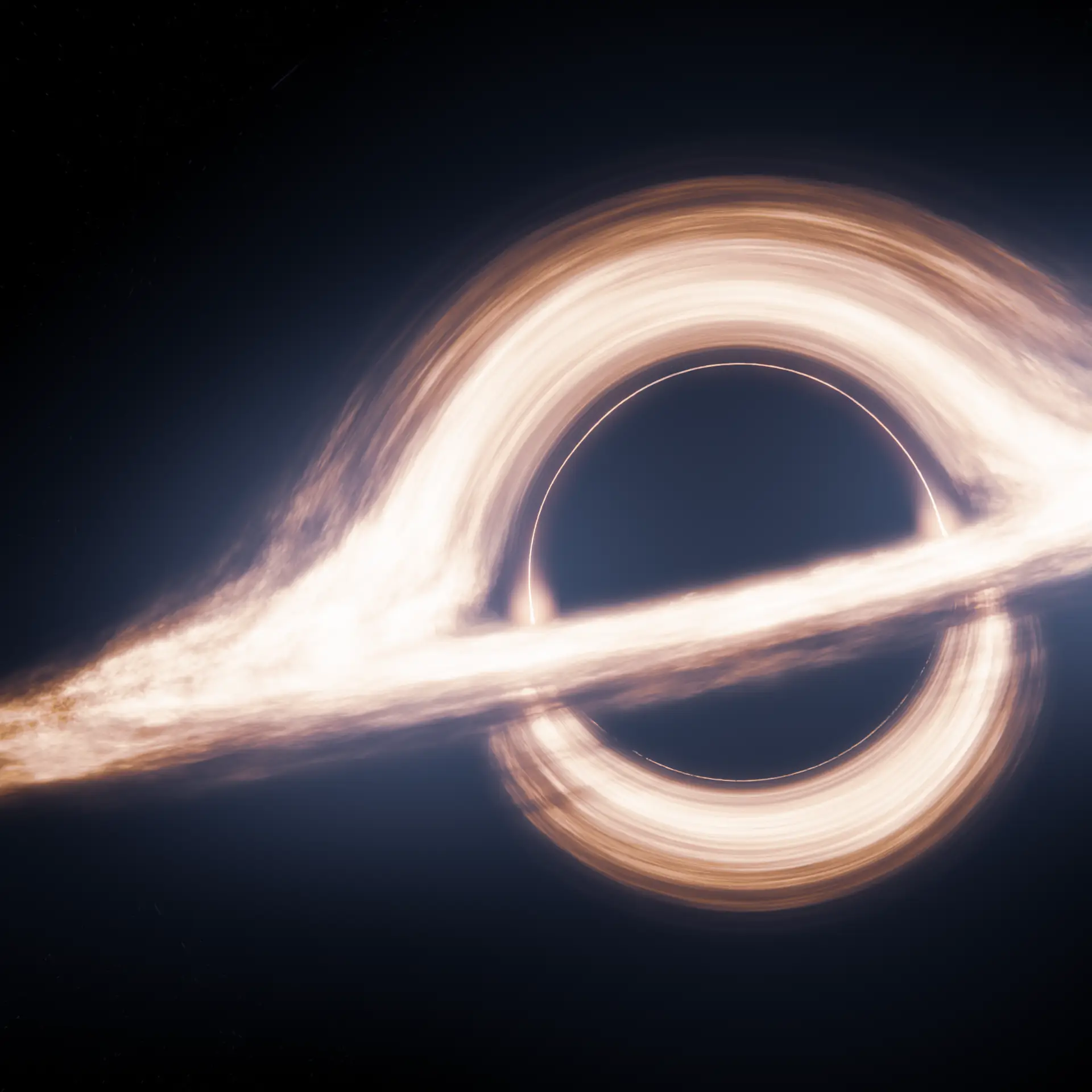 Astronaut auf dem Mond mit Helmspiegelung der Mondlandefähre.